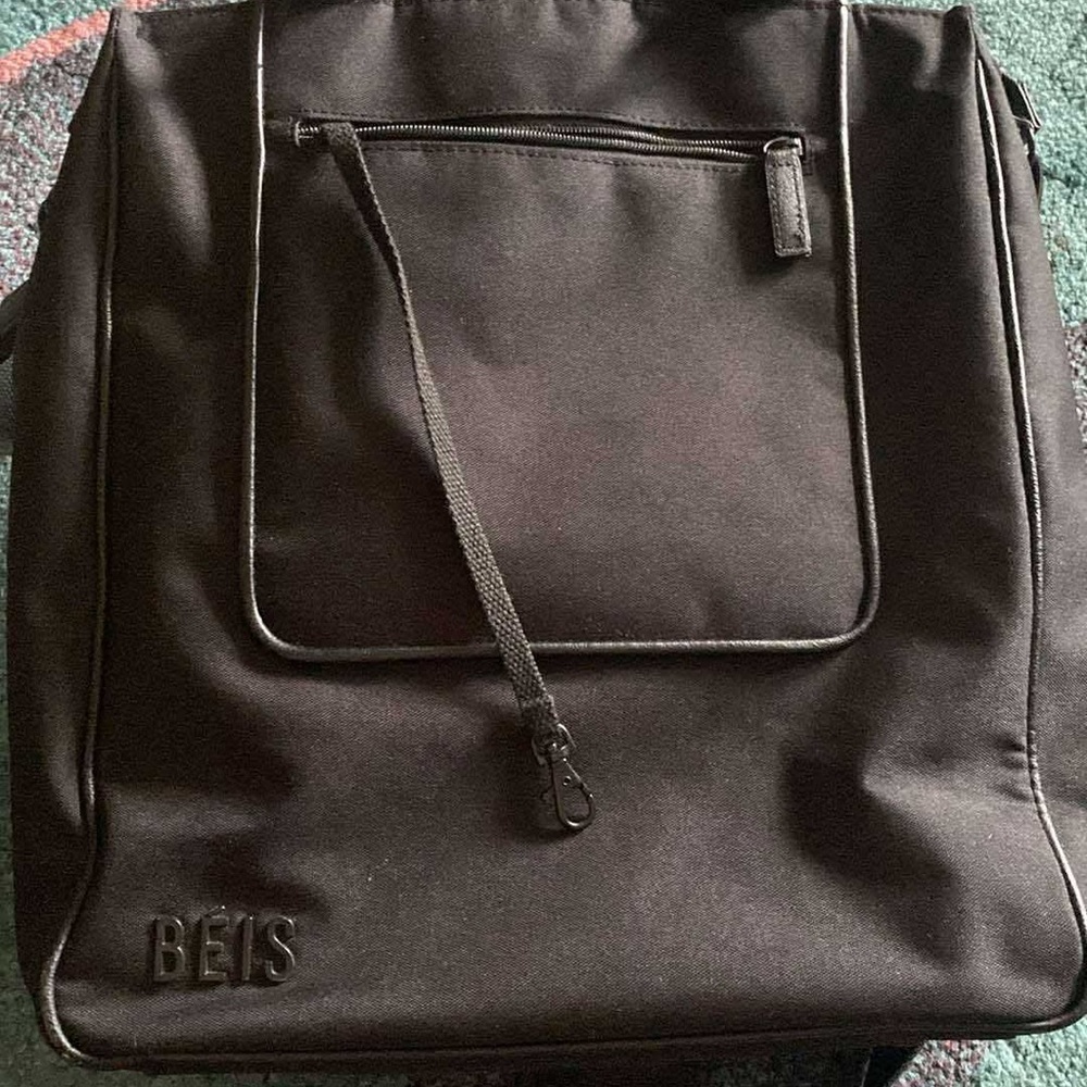 BEIS Black Backpack for Men